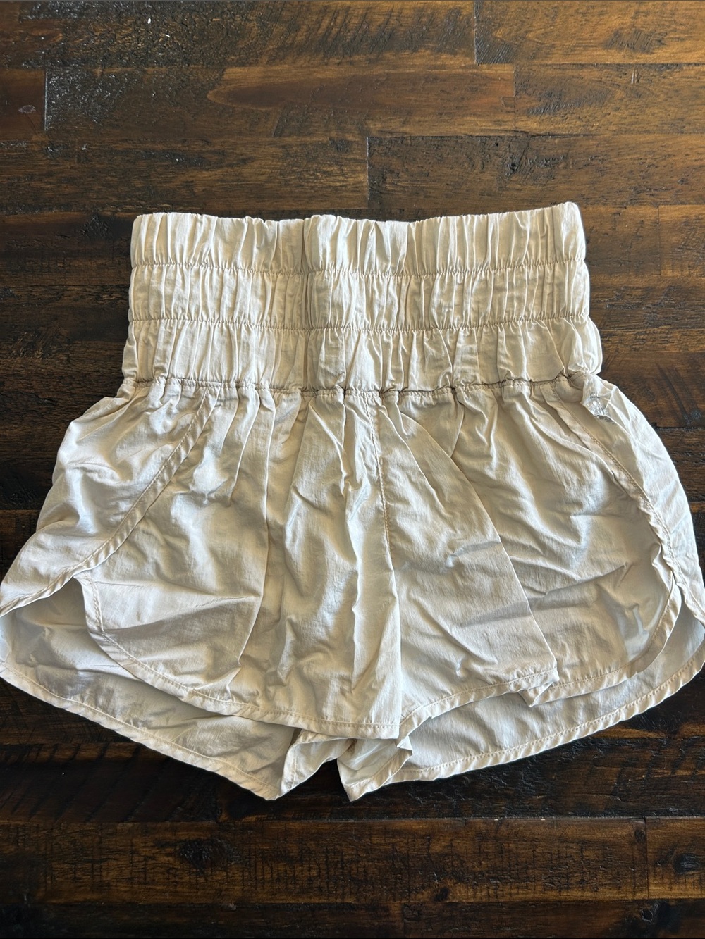 FP Movement by Free People Cream High-Rise Shorts. Size Small